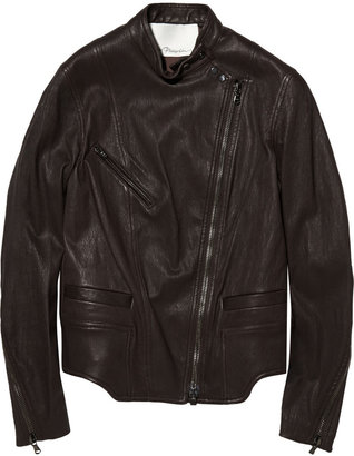 3.1 Phillip Lim Shrunken Field leather biker jacket