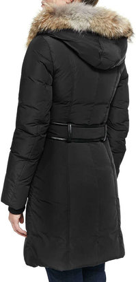 Mackage Kay Layered  Fur-Collar Puffer Jacket