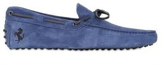 Tod's Ferrari - Gommino 122 Tie Suede Driving Shoes