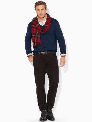 Ralph Lauren Big & Tall Merino Wool V-Neck Sweater