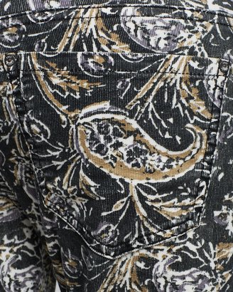 Free People Jeans - Indian Print Bali Flare Corduroy in Night Combo