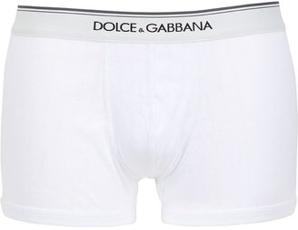 Dolce & Gabbana Stripe Patterned Cotton Boxer Briefs