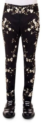 Givenchy Baby's Breath-Print Slim-Fit Pants