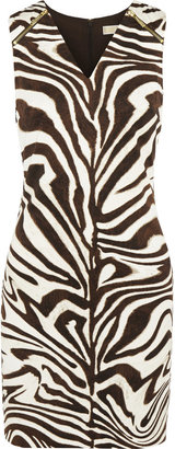 MICHAEL Michael Kors Zebra-print stretch-jersey dress