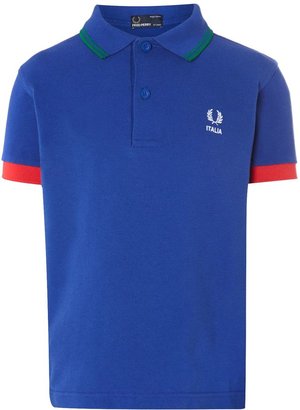 Fred Perry Kids Italy football polo shirt