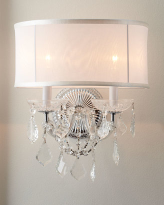 Sheer-Shaded Sconce