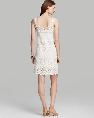 Adrianna Papell Sleeveless Crochet Dress