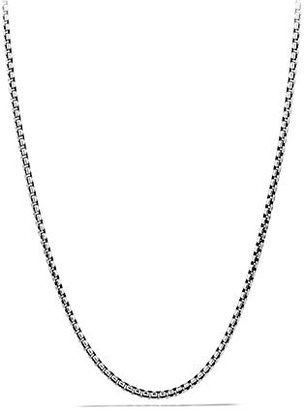 David Yurman Small Box Chain Necklace with Gold/16"