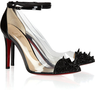 Christian Louboutin Just Picks 100 studded patent-leather and PVC pumps