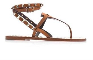 Valentino Rockstud leather thong sandals