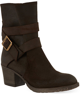 Carvela Silk suede ankle boots