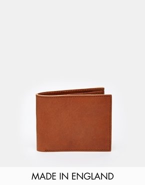 ASOS Leather Wallet - Made In England - tan