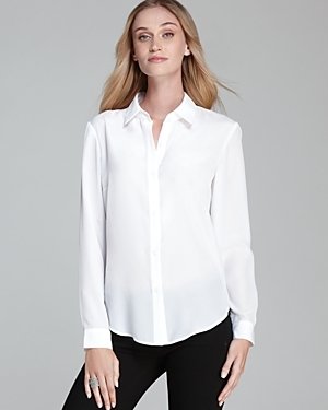 Jones New York Collection JNYWorks: A Style System by Taylor Button Front Blouse