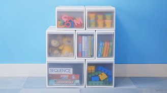 Container Store Like-it® Modular Short Narrow Drawer White