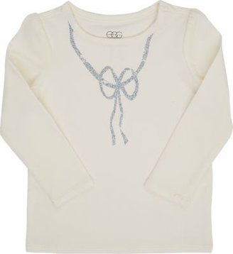 Egg Baby Glitter Bow Long-Sleeve T-shirt