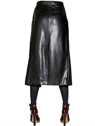 Sonia Rykiel Faux Leather Skirt