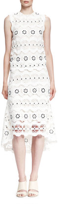 Chloé Sleeveless Guipure Lace Spring Dress