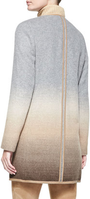 Lafayette 148 New York Shira Ombre Wool-Blend Topper