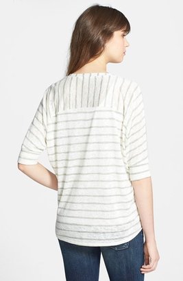 Olivia Moon Stripe Dolman Sleeve Sweater