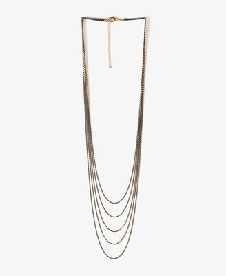Forever 21 Multi-Strand Chain Necklace
