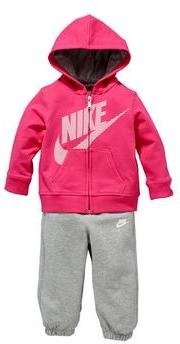 Nike Baby Girl Fleece Warm Up Suit