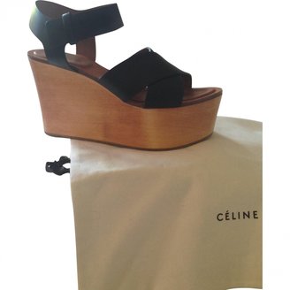 Celine Block sandals.