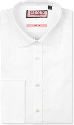 Thomas Pink Steve striped slim-fit double-cuff shirt