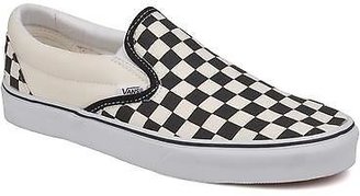 Vans Men's Classic Slip On Checkboard Trainers in White