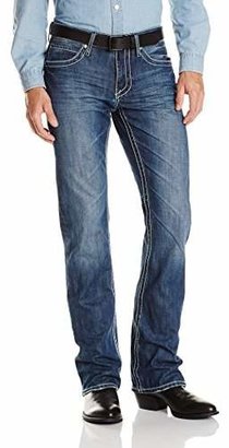 Stetson Men's Rock Fit Frayed X Stitched Jeans - 11-004-1014-3003 BU