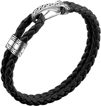 John Hardy Classic Chain Hook-Station Bracelet, Black