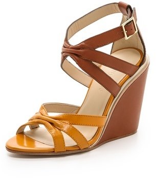 See by Chloe Two Tone Wedge Sandals