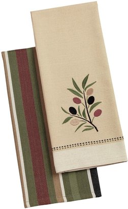 DII Olive Branch Dish Towels - Set of 2