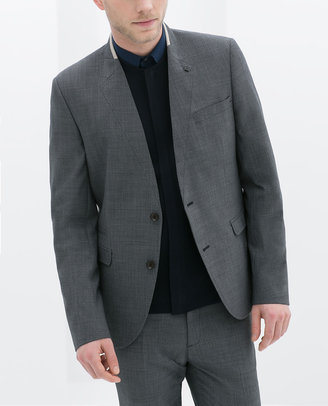 Zara 29489 Suit With Detailed Lapel