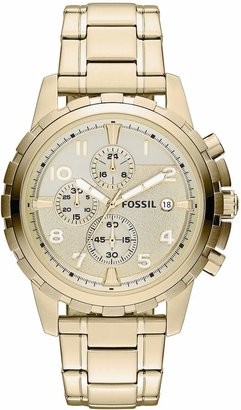 Fossil Dean Goldtone Stainless Steel Chronograph Watch