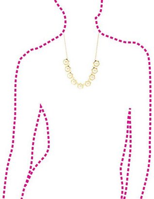 Charlotte Russe Geometric Pearl Collar Necklace