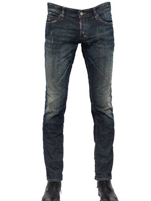 DSquared 1090 Dsquared - 18.5cm Stretch Cotton Denim Jeans