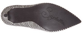 Seychelles 'Frequency' Stripe Leather Pointy Toe Pump (Women)