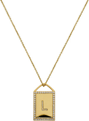 Rebecca Minkoff Framed Initial Necklace