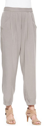 Eileen Fisher Slouchy Twill Ankle Pants