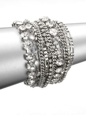 ABS by Allen Schwartz Multi-Row Link Chain Bracelet