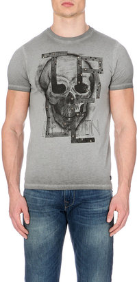 True Religion Skull and Stud-Detail Cotton-Jersey T-Shirt - for Men