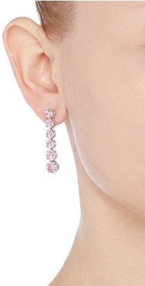 Nobrand 'Pisi' round cut cubic zirconia drop earrings