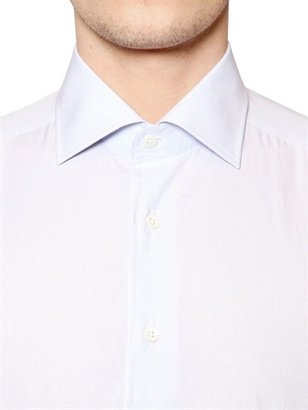 Corneliani Slim Fit Micro Check Cotton Shirt