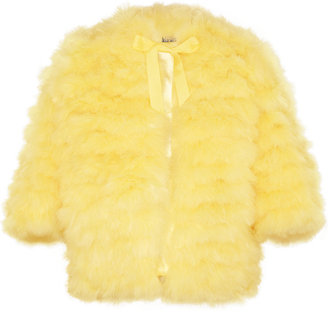 Meadham Kirchhoff Louise marabou feather jacket