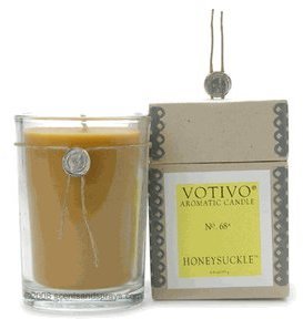 Votivo Honeysuckle Glass Candle