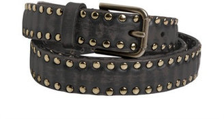 Dolce & Gabbana 25mm Studded Vintage Leather Belt