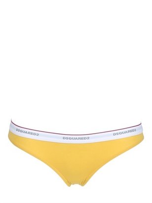 DSquared 1090 Dsquared2 Underwear - Logo Cotton Jersey Brief