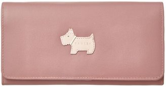Radley Heritage dog pink large flapover matinee purse