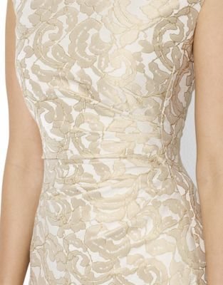 Lauren Ralph Lauren Cap-Sleeve Jacquard Dress