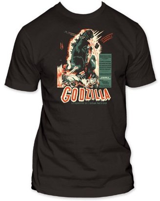 Impact Men's Godzilla Vintage Poster T-Shirt